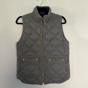 Women’s J Crew Vest- Grey- Size S